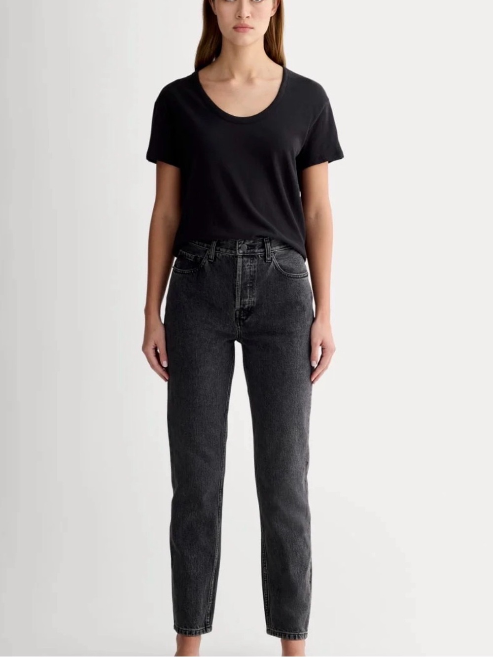 Everlane The 90s Cheeky Jean Washed Black
